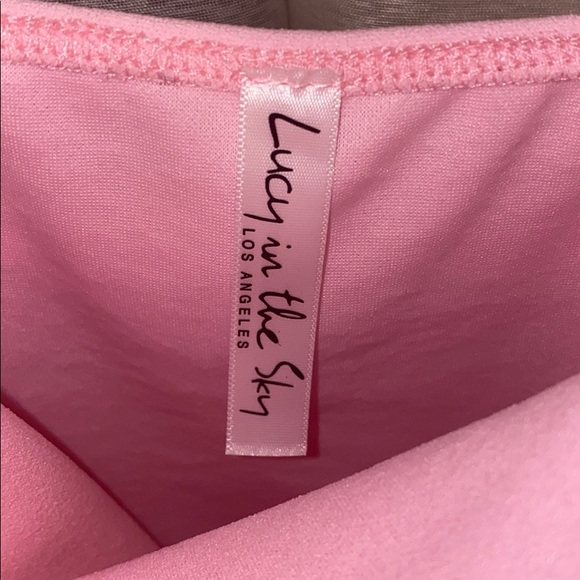 COPY - Reilly Cutout Ruffle Dress in Light Pink - Picture 4 of 11